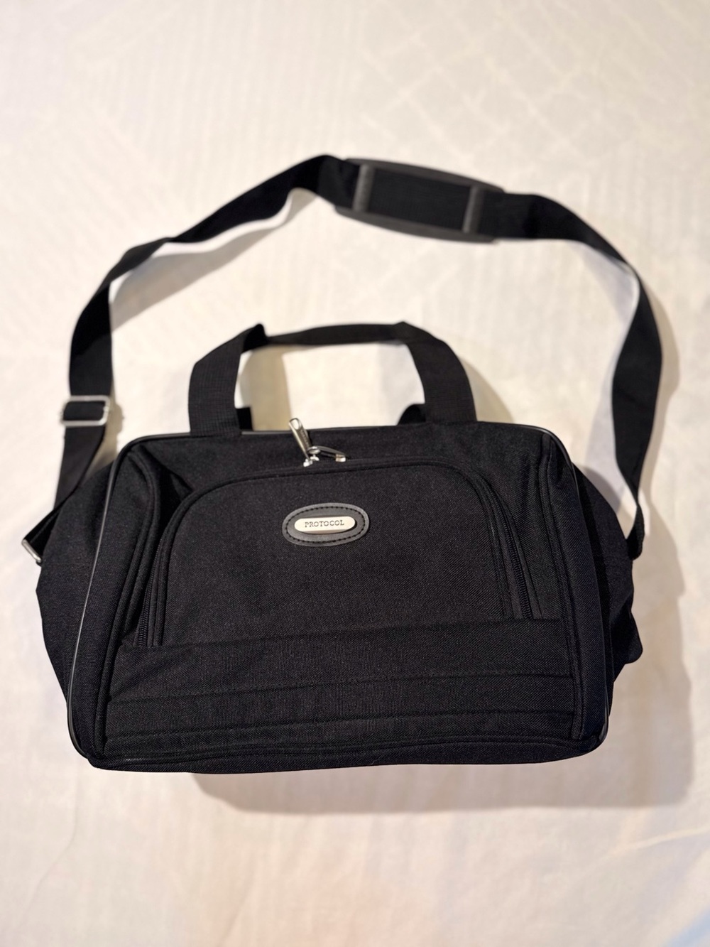 PROTOCOL Black Travel Duffel Bag